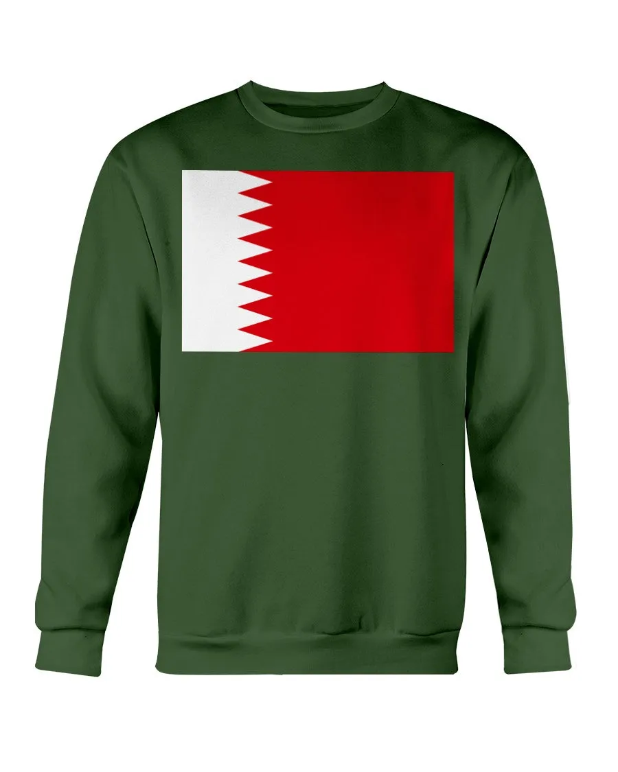 Bahrain Flag Gildan Crewneck Sweatshirt