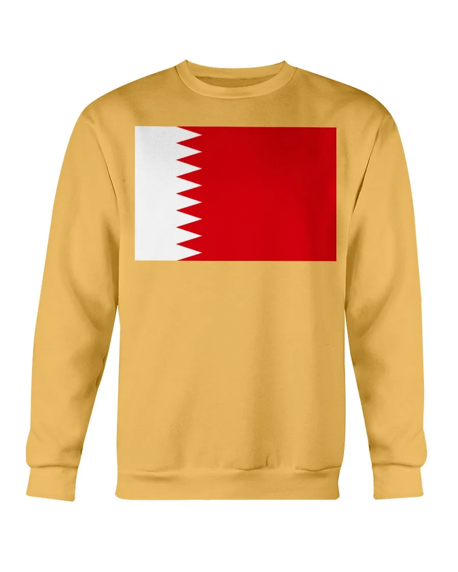 Bahrain Flag Gildan Crewneck Sweatshirt