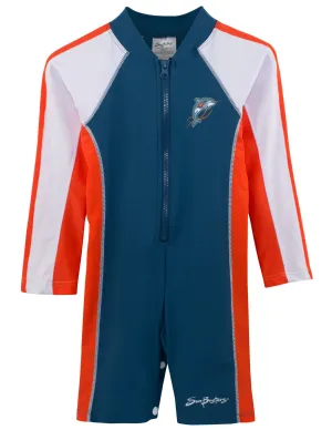 Long Sleeve One-Piece Swimsuit - Tangelo