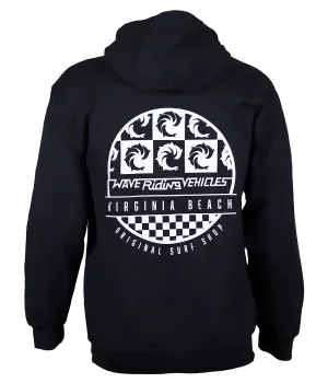 VB Wall Ladies Zip Hooded Sweatshirt